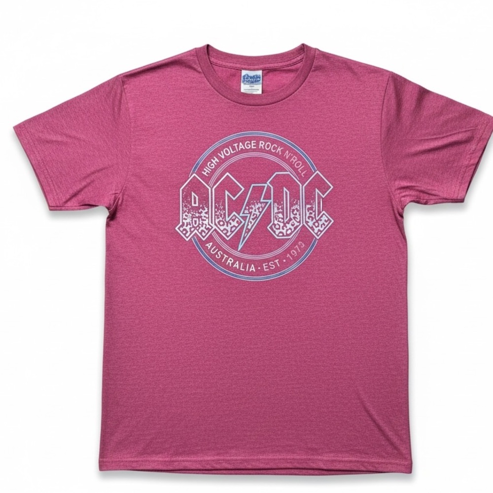 AC DC Band Tee Women’s XL Rock Graphic T Shirt Vintage Style AC/DC